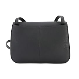 Hermès-Hermes Halzan 25 Handbag-Black