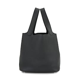 Hermès-Hermes Picotin Lock MM Handbag-Black