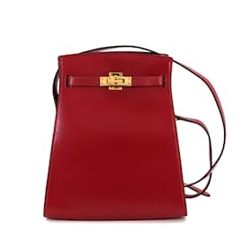 Hermès-Hermes Kelly Sport PM Shoulder Bag-Red