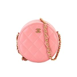 Chanel-Chanel Matelasse Classic Chain Shoulder Bag-Pink