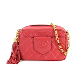 Chanel-Chanel Matelassé Bijou Chain Schultertasche-Pink