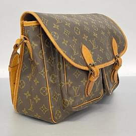 Louis Vuitton-Gibessier Schultertasche Monogram Louis Vuitton-Braun