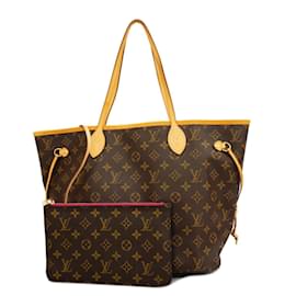 Louis Vuitton-Louis Vuitton Monogram Neverfull MM Tote Bag-Pink