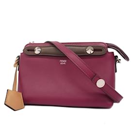 Fendi-Fendi Handbag By The Way in Bordeaux-Dark red