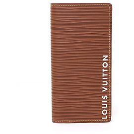 Portefeuille Brazza NM Long de Louis Vuitton Marron Argenté