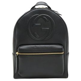 Gucci Soho Leather Backpack Black