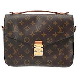 Louis Vuitton-Louis Vuitton Monogram Pochette Metis MM Handbag-Brown