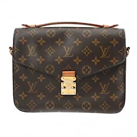 Louis Vuitton-Louis Vuitton Monogram Pochette Metis MM Handbag-Brown