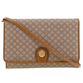 Céline Bolsa de Ombro Celine Macadam Bege