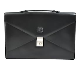 Loewe-Loewe Black Leather Handbag-Black