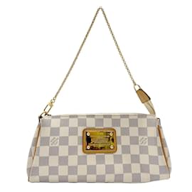 Louis Vuitton-Louis Vuitton Damier Azur Eva Handbag-Cream
