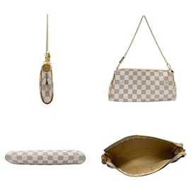 Louis Vuitton-Louis Vuitton Damier Azur Eva Handbag-Cream