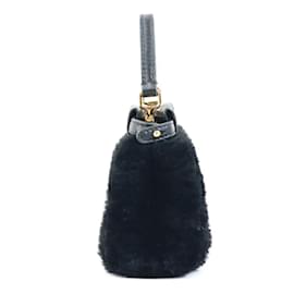 Fendi-Fendi Peekaboo Micro Handbag-Black