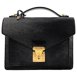 Louis Vuitton-Louis Vuitton Monceau Handbag-Black