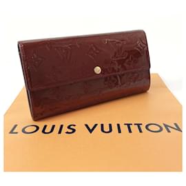 Louis Vuitton-Louis Vuitton Portefeuille Sarah Long Wallet-Dark red