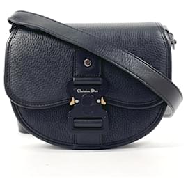 Christian Dior-Christian Dior Dior Gallop Shoulder Bag-Black