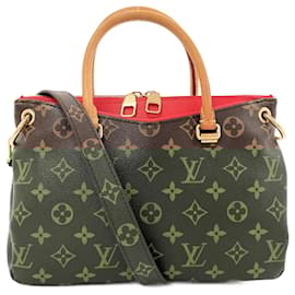 Louis Vuitton-Louis Vuitton Pallas BB Handbag-Brown,Fuschia,Monogram