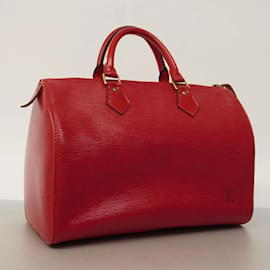 Louis Vuitton-Louis Vuitton Epi Speedy 30 Handbag-Red