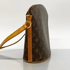 Louis Vuitton-Drouot Schultertasche Monogramm Louis Vuitton-Braun