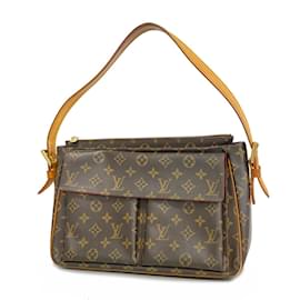 Louis Vuitton-Louis Vuitton Monogram Vivacite GM Schultertasche-Braun