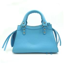 Balenciaga-Balenciaga Neo Classic City Women's Handbag-Blue