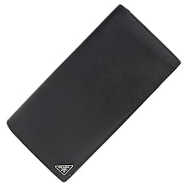 Prada-Prada Bi-fold Long Wallet-Black