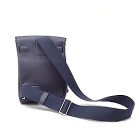 Hermès-Hermes Kelly Akkad PM Body Bag-Blue,Navy blue