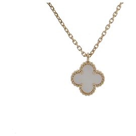 Collar Sweet Alhambra en oro amarillo de 18K de Van Cleef & Arpels Amarillo