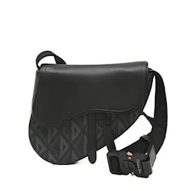 Christian Dior-Christian Dior Saddle Bag in Black-Brown,Black