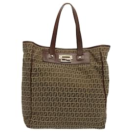 Fendi-Fendi Zucchino Tote-Brown