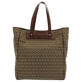 Fendi-Fendi Zucchino Tote-Brown
