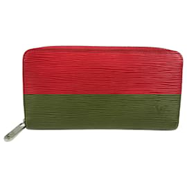 Louis Vuitton-Louis Vuitton Epi Leather Zippy Wallet M60305-Red