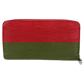 Louis Vuitton-Louis Vuitton Epi Leather Zippy Wallet M60305-Red