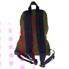 Balenciaga-Balenciaga Nylon Explorer Backpack Red Black-Red