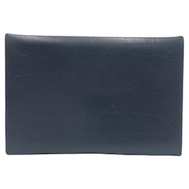 Hermès-Hermes Evercolor Calvi Card Case-Black