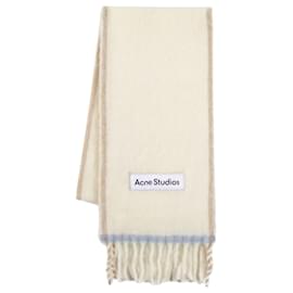 Sciarpa Vally Solid - Acne Studios - Lana - Bianco Bianco