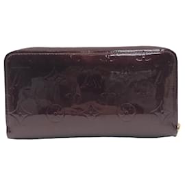 Louis Vuitton-Louis Vuitton Patent Leather Zippy Wallet M93522-Red