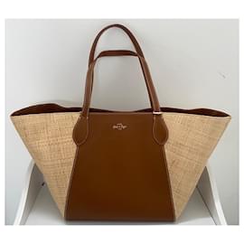 Autre Marque-Stella et Suzie Sierra Raffia-Marron,Beige