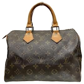 Louis Vuitton-Louis Vuitton Monogram Speedy 25 Handtasche-Braun,Monogramm