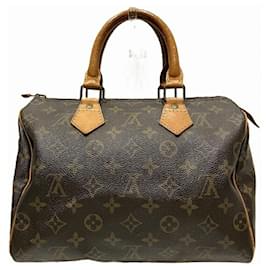 Louis Vuitton-Louis Vuitton Monogram Speedy 25 Handtasche-Braun,Monogramm