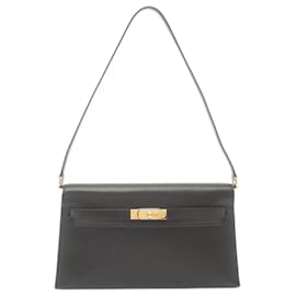 Hermès-Hermes Kelly Elan Shoulder Bag-Black