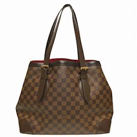 Louis Vuitton-Schultertasche Louis Vuitton Damier Hampstead MM N51204-Braun