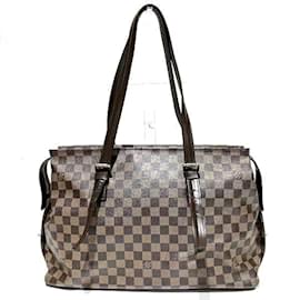 Louis Vuitton-Chelsea Damier Schultertasche von Louis Vuitton-Braun,Damier ebene