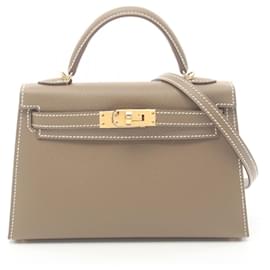 Hermès-Hermes Kelly 2 Handtasche-Braun,Taupe