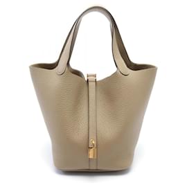 Hermès-Hermes Picotin Lock MM Handtasche-Beige