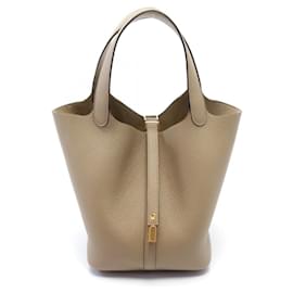 Hermès-Hermes Picotin Lock MM Handtasche-Beige