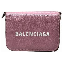 Balenciaga Cartera de Cadena CASH MINI Rosa