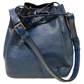 Louis Vuitton-Louis Vuitton Epi Petit Noe M44105 Shoulder Bag-Blue