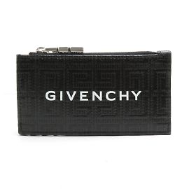 Portafoglio in pelle nera Givenchy Nero