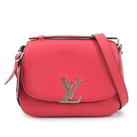 Sac à main en cuir Louis Vuitton Parnassus Vivienne NM Rose